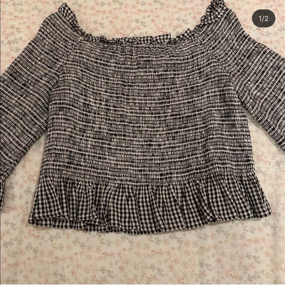American Eagle Off the Shoulder Shirt
